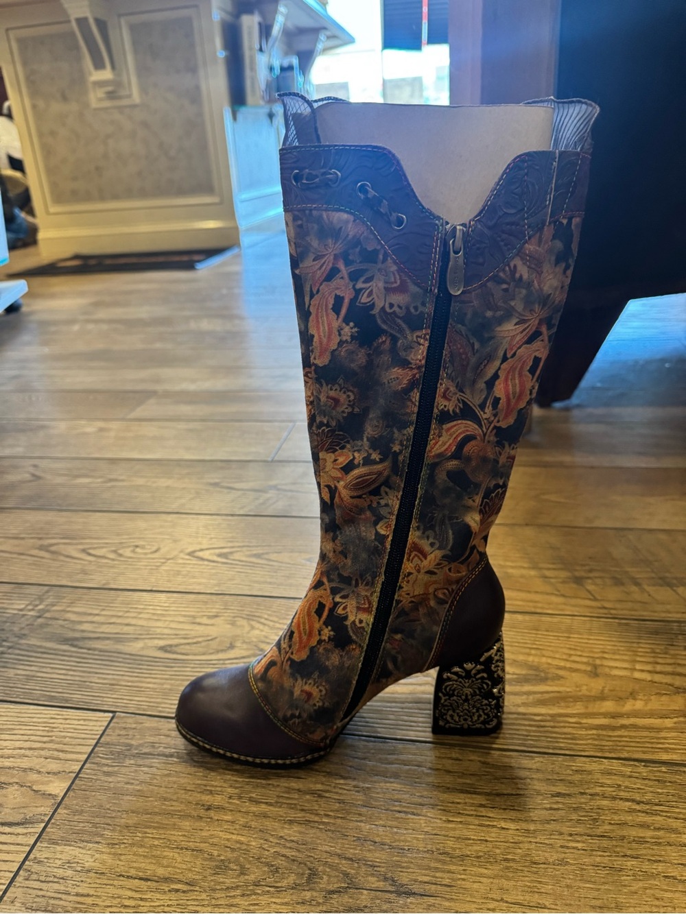 L’Artiste Rorria Boot Purple Multi - Picture 2 of 3